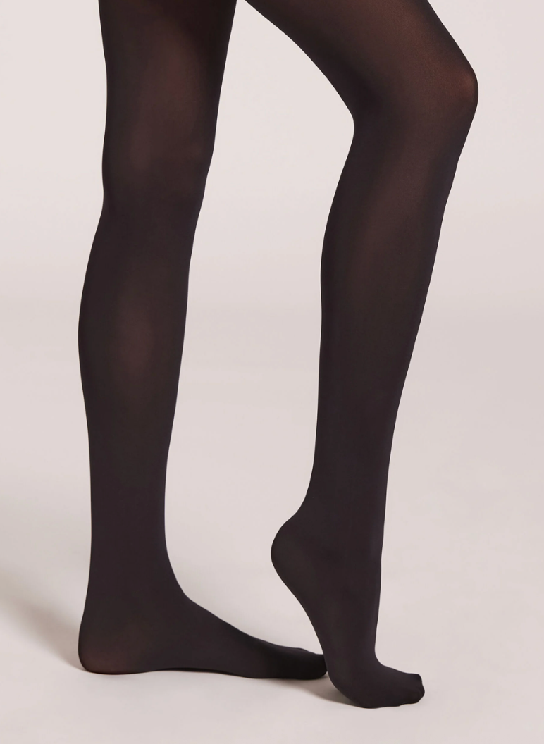 black pantyhose