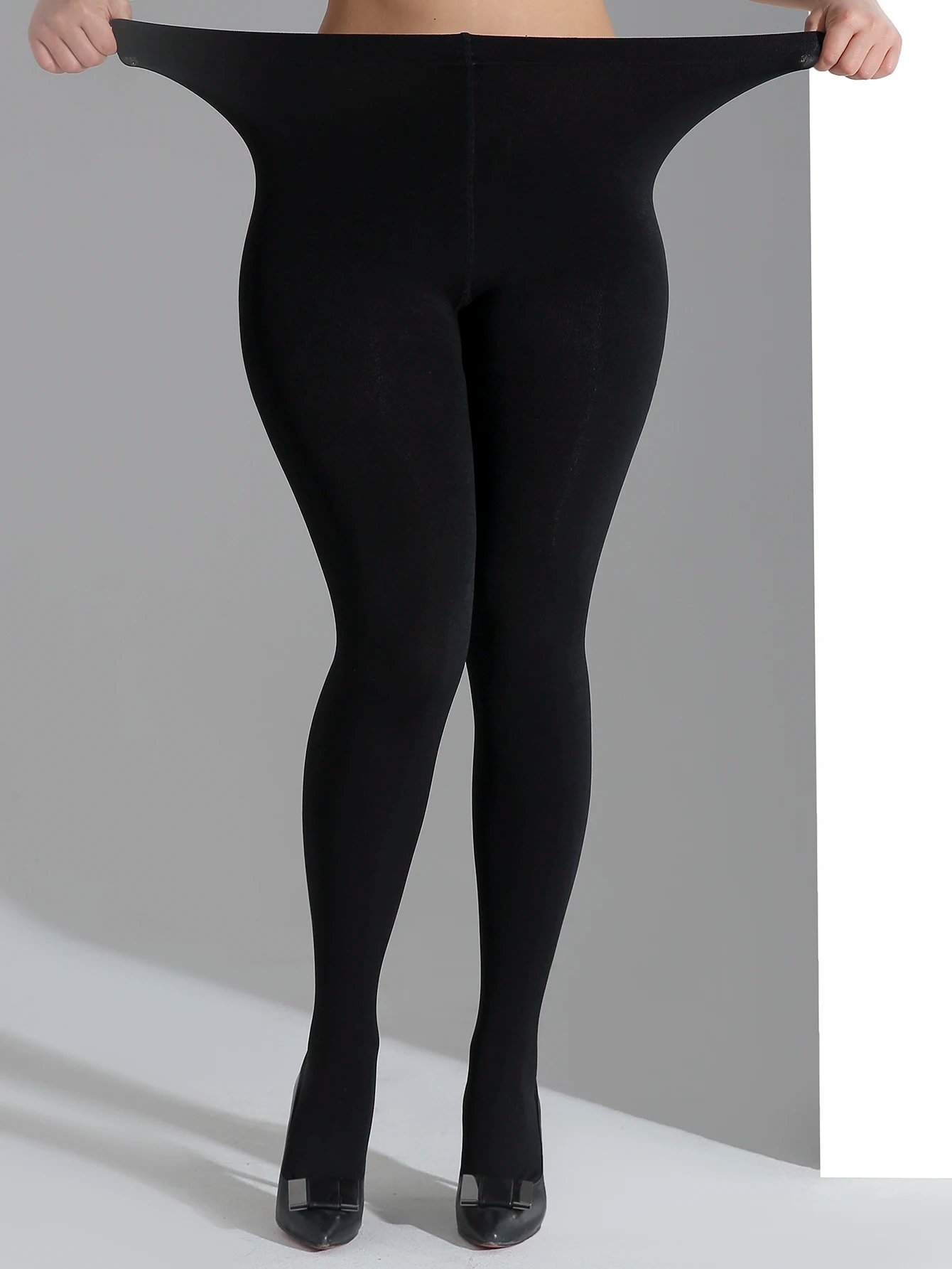 Women's Fleece Plus Size Warm Pantyhose - Cozy Thermal Tights