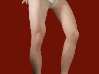 Men Sexy Traceless Silver Waist Pantyhose U Convex Pouch