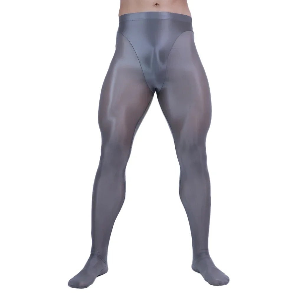 Men's Shiny Tights Elastic Yoga Leggings Men's Shiny Tights Elastic Yoga Leggings