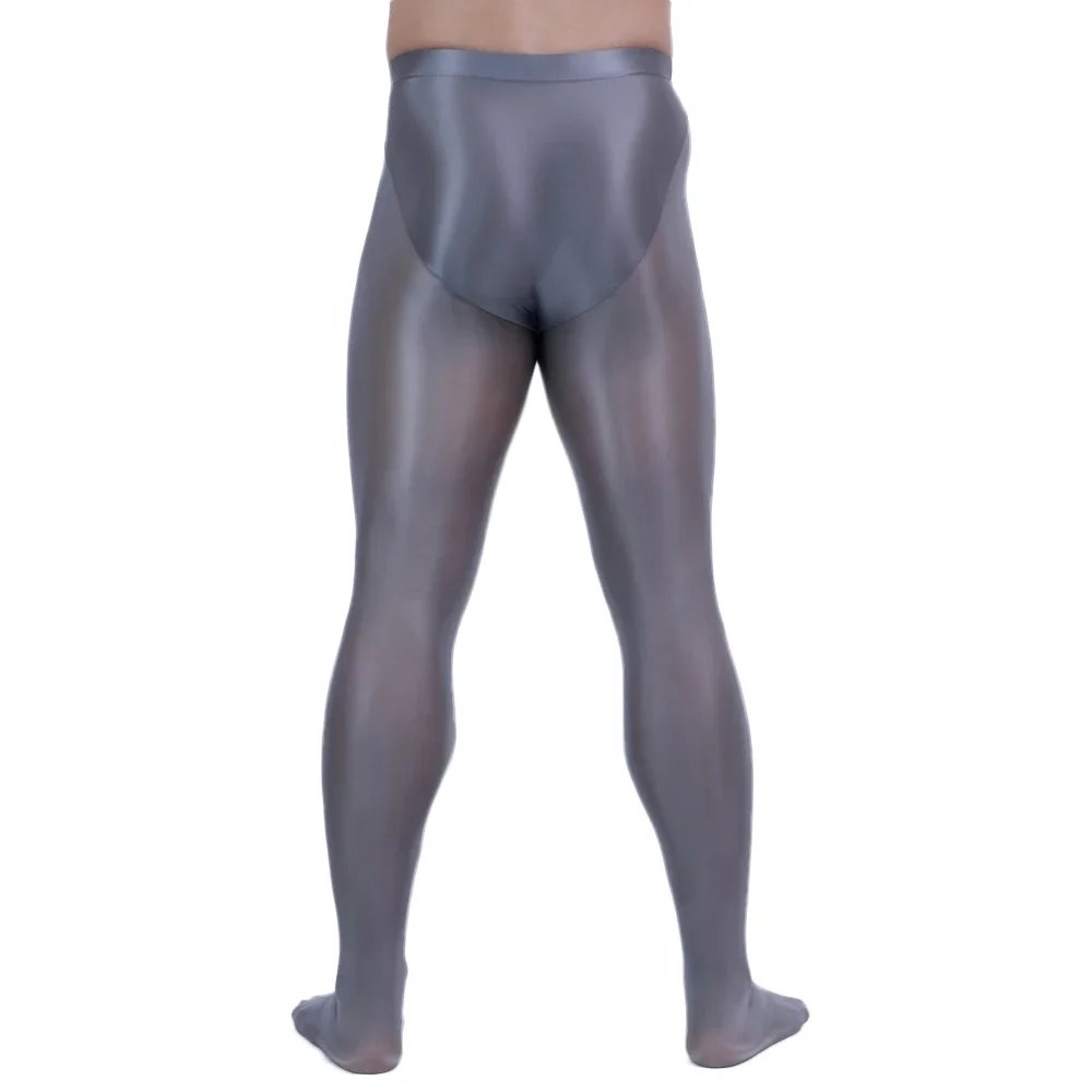 Men's Oil Glossy Shiny Tights Elastic Yoga Leggings Stain Smooth Full Pants Men's Oil Glossy Shiny Tights Elastic Yoga Leggings Stain Smooth Full Pants