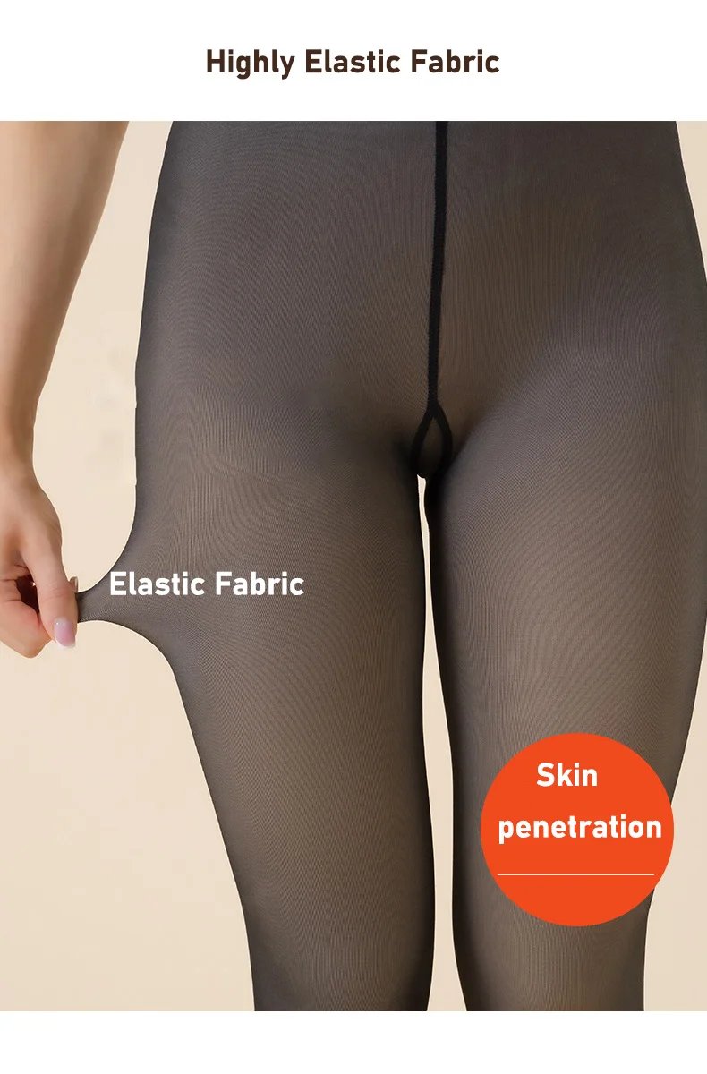 Thick Thermal Winter Translucent Pantyhose