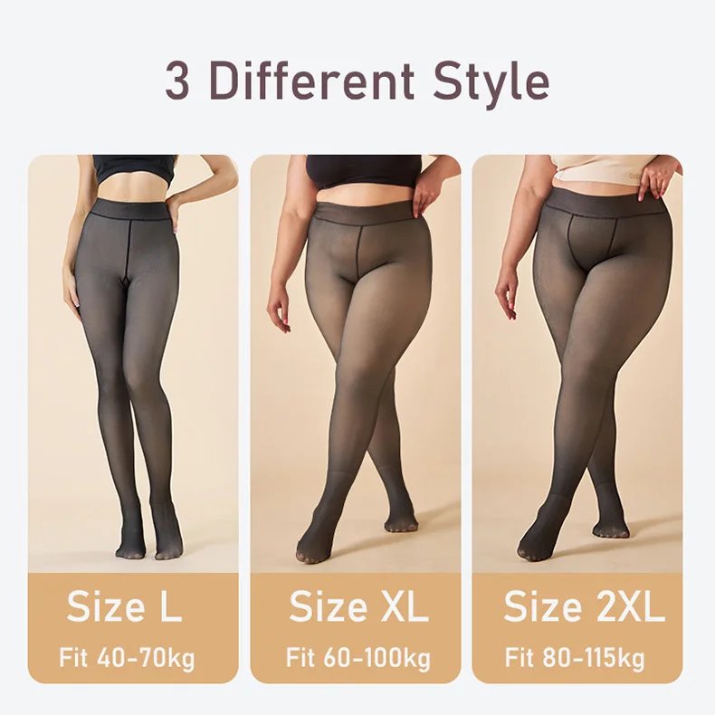 Thick Thermal Winter Translucent Pantyhose