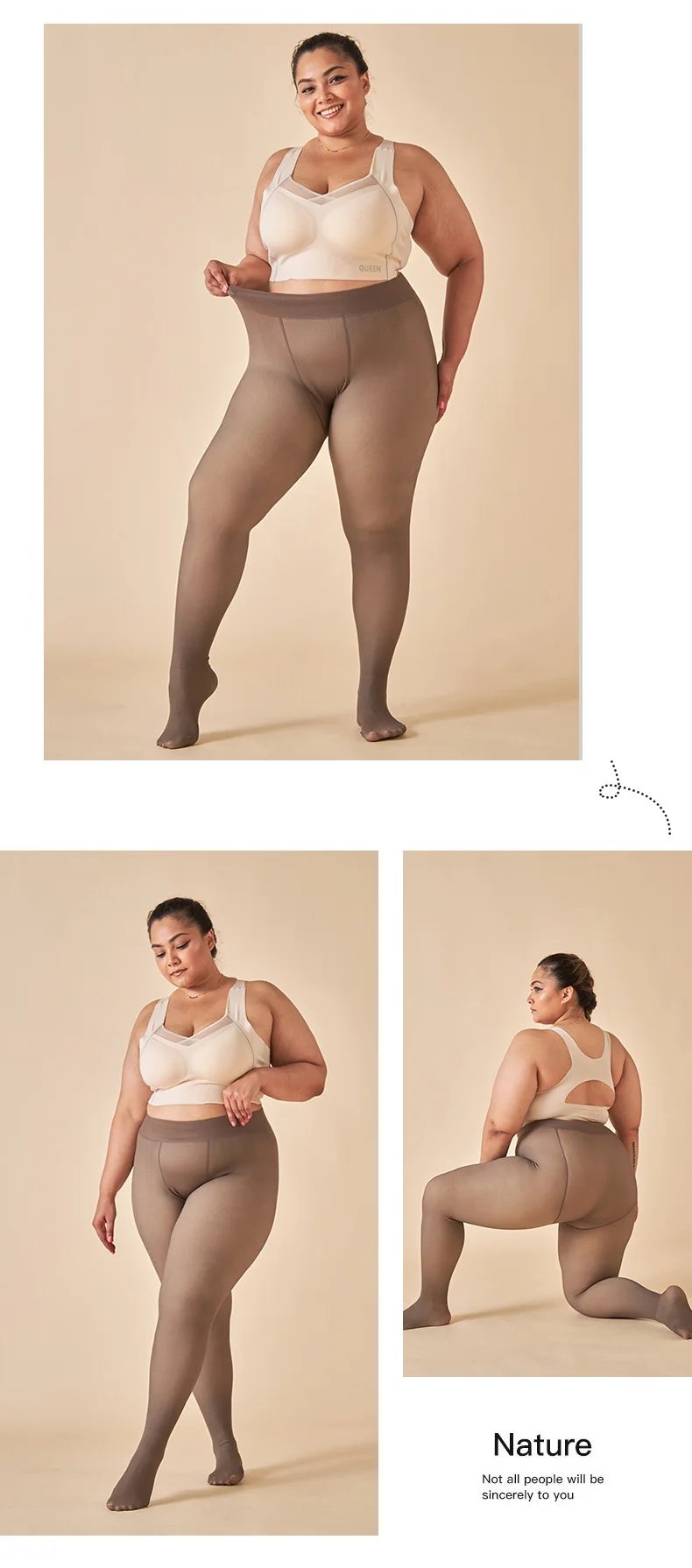Thick Thermal Winter Translucent Pantyhose