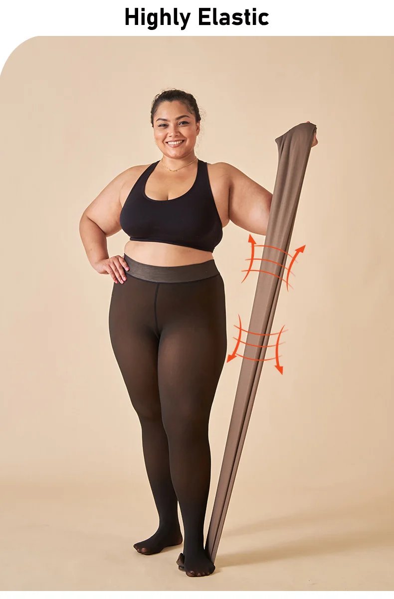 Thick Thermal Winter Translucent Pantyhose