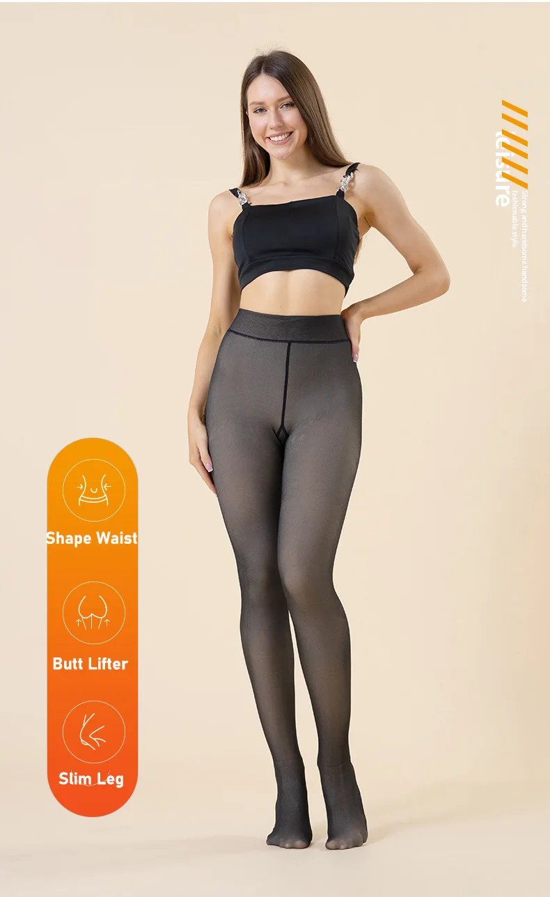 Thick Thermal Winter Translucent Pantyhose