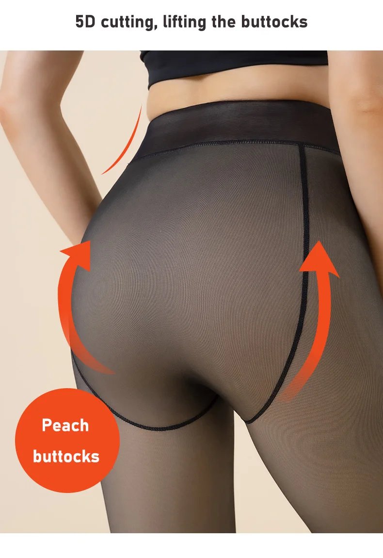 Thick Thermal Winter Translucent Pantyhose