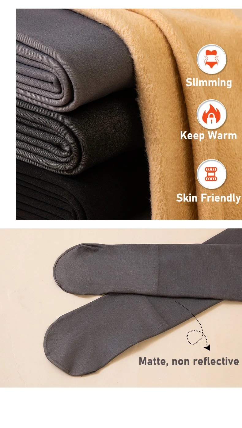 Thick Thermal Winter Translucent Pantyhose